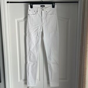 J. Crew Crisp White Skinny Jeans